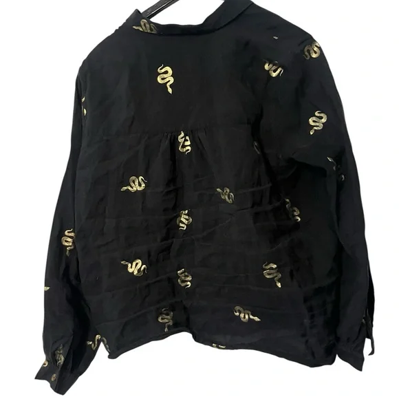 Black Gold Snake Top - Picture 7 of 11